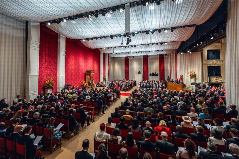 Prinsjesdag in de Koninklijke Schouwburg Den Haag